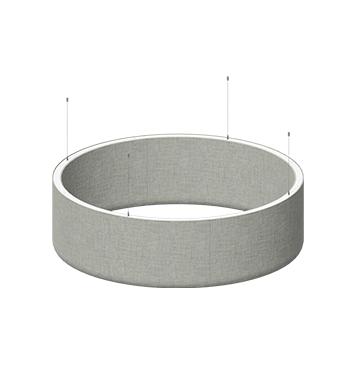 Soluzione aerea fonoassorbente