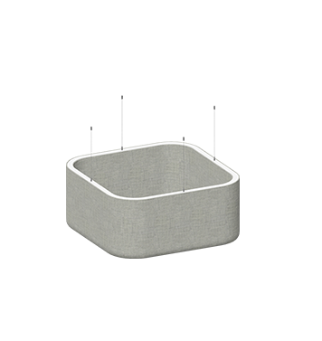 Soluzione aerea fonoassorbente